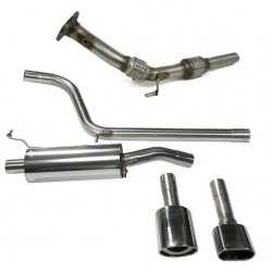 Piper exhaust Seat Ibiza turbo-back system de-cat 1 silencer, Piper Exhaust, TSEA14BS